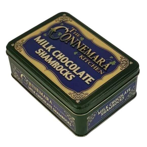 The Connemara Kitchen Chocolate Milk Shamrocks Collectors Empty Tin - Picture 5 of 11